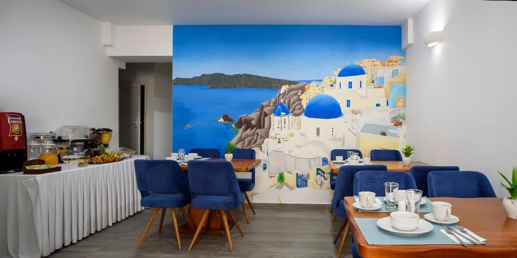 Restaurant, Oasis Suites Fira, Santorini