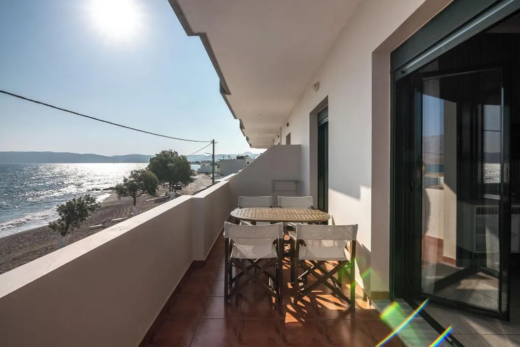 Terrace, Christina Beach Hotel, Crete