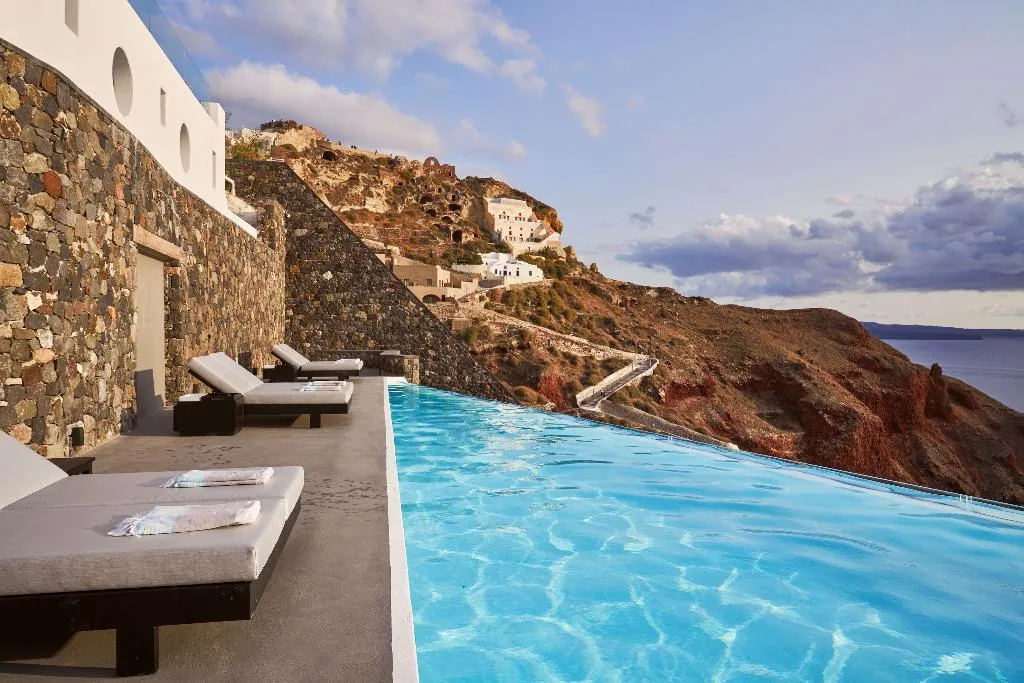Pool, Charisma Suites, Santorini