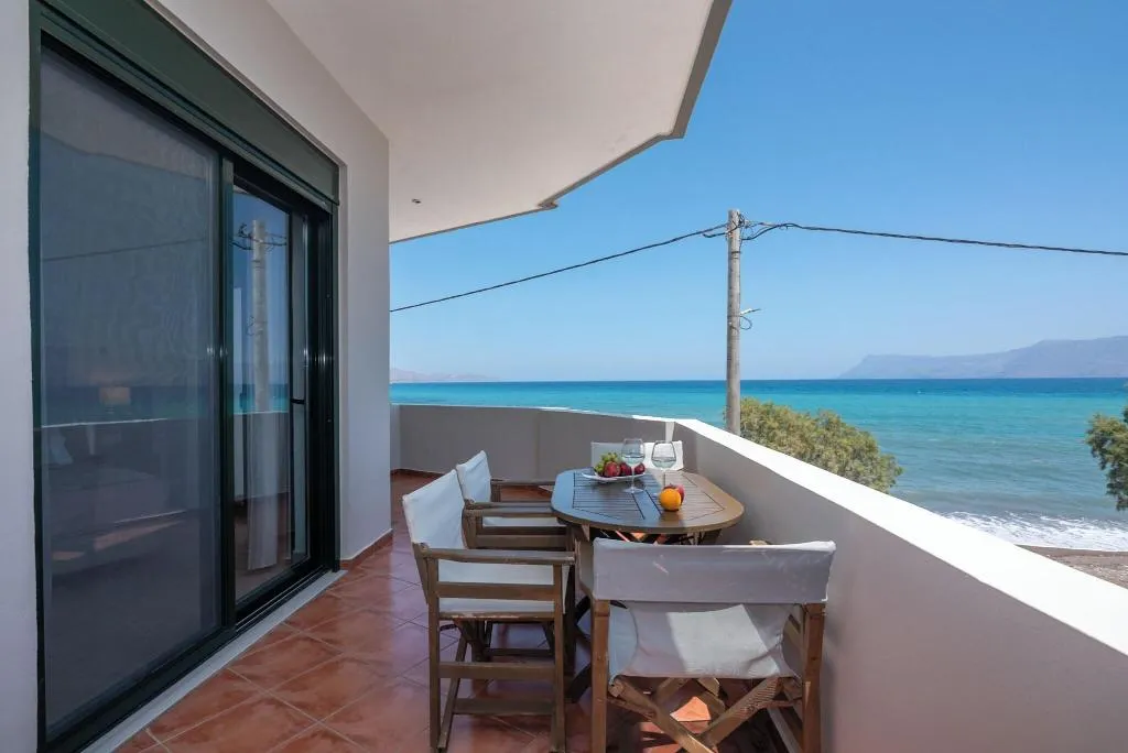 Terrace, Christina Beach Hotel, Crete