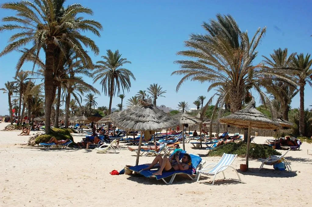 Beach, Djerba Castille Hotel, Tunisia
