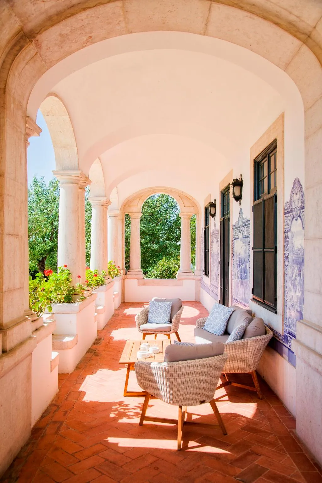 Terrace, Palacio De Rio Frio, Lisbon