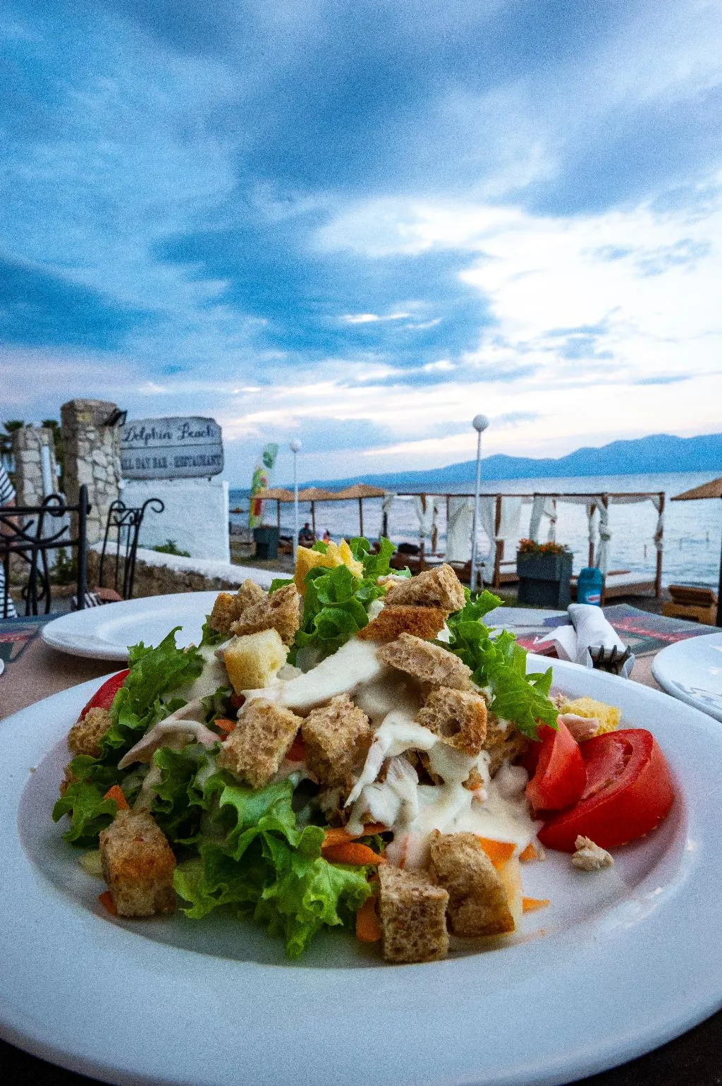 Restaurant, Agamemnon Beach, Crete