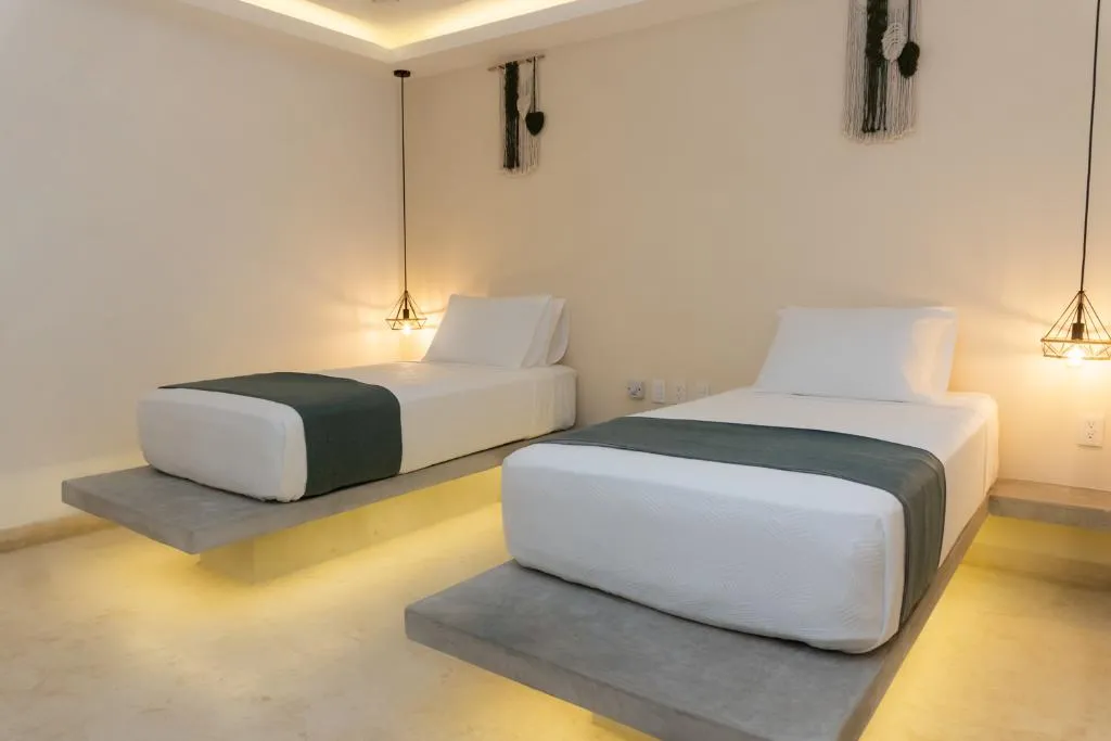 TWIN BASIC Room, Kanté Hotel - Downtown Tulum, Cancun Area
