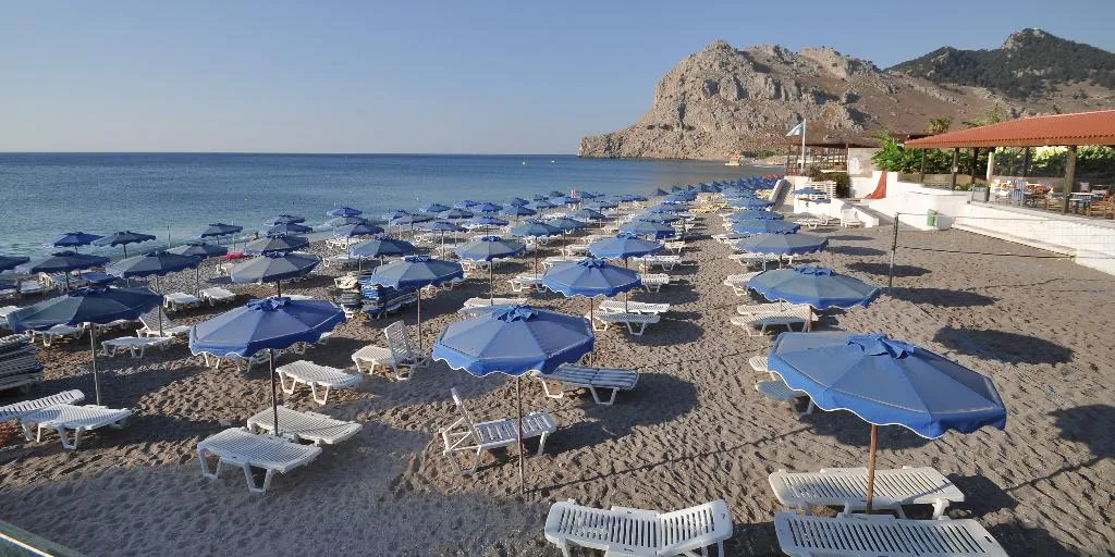 Beach, Alfa Beach Hotel, Rhodes