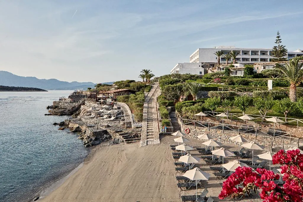 Beach, Minos Palace Resort, Crete
