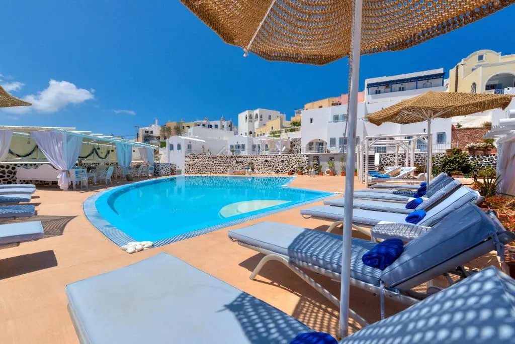Pool, Dream Island Hotel, Santorini