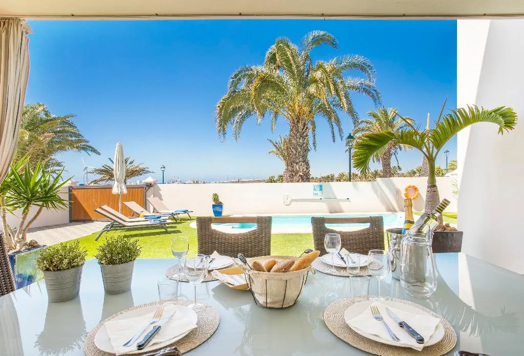 Terrace, Las Caletas Village, Lanzarote