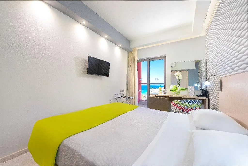 SINGLE SEA VIEW Room, Semiramis City Hotel, Rhodes