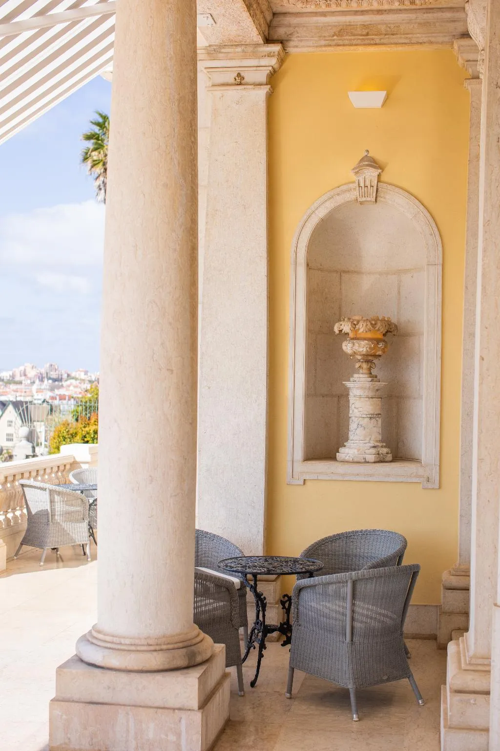 Terrace, Estoril Vintage Hotel, Lisbon