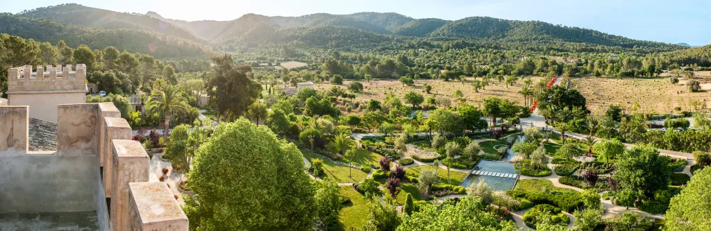 General view, Castell Son Claret, Majorca