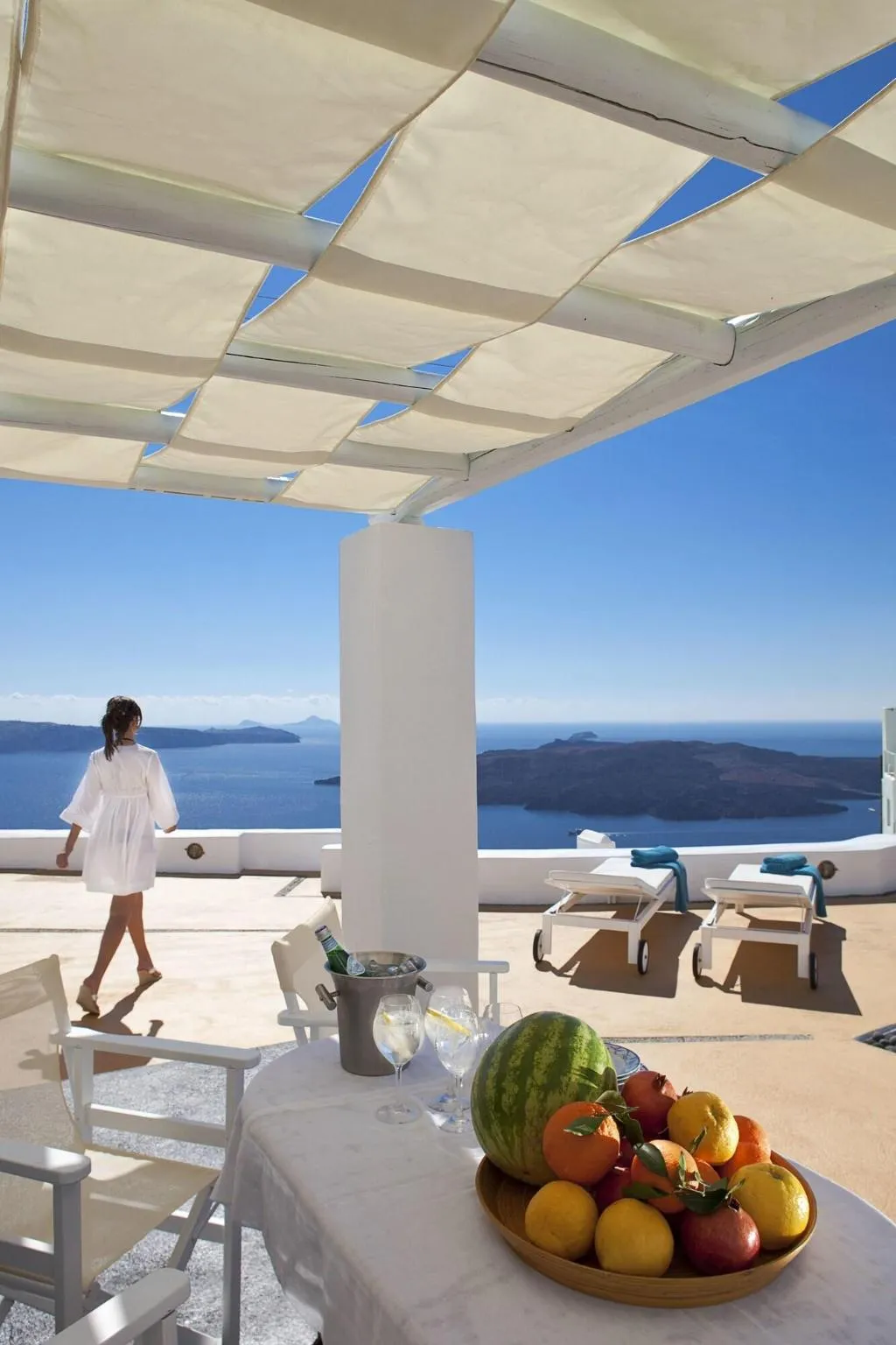 Terrace, Aria Suites, Santorini