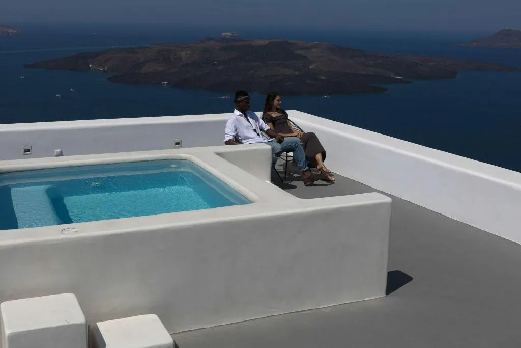 Terrace, Aria Suites, Santorini
