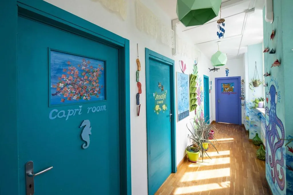 Lobby, Eco Hostel Floreale, Naples
