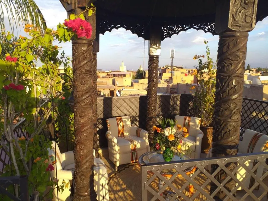 Terrace, Riad Ilayka, Marrakech