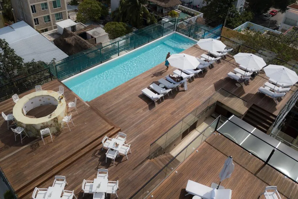 Terrace, Serenity Hotel Boutique by Alsol, Cancun Area