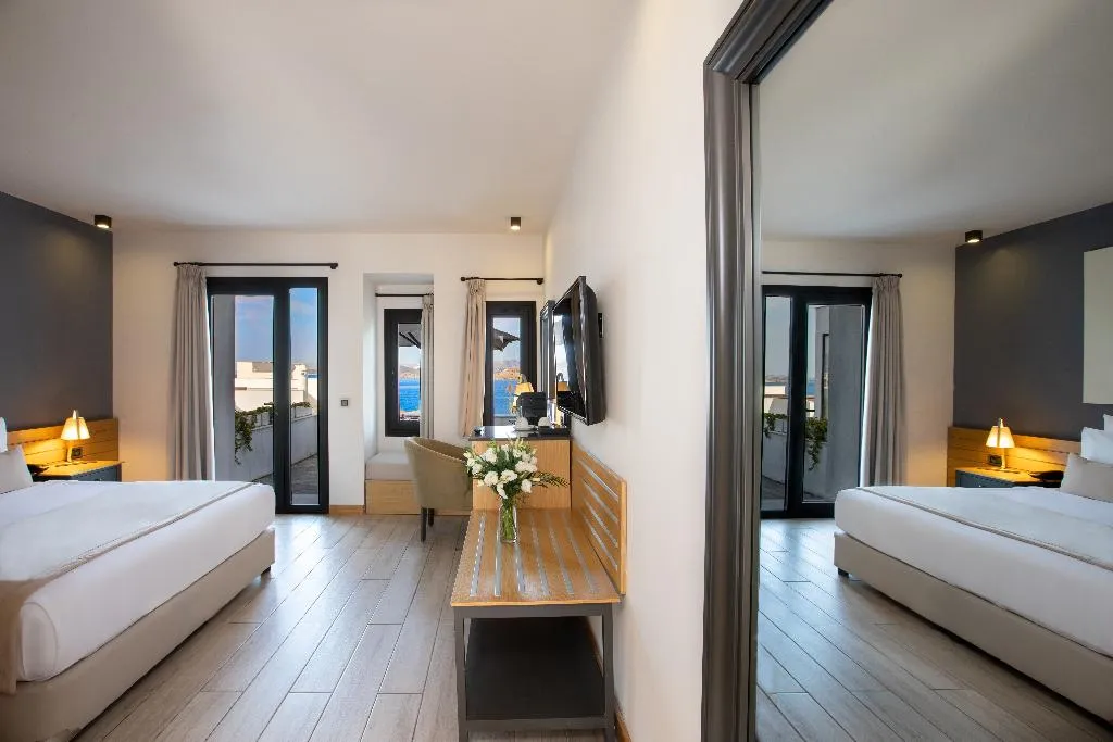 DOUBLE DELUXE SEA VIEW WITH BALCONY Room, Senses Hotel Bodrum, Bodrum
