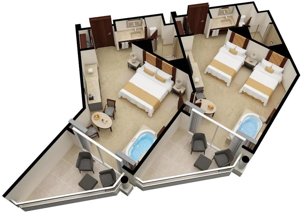 Room, Moon Palace Nizuc  All Inclusive, Cancun Area