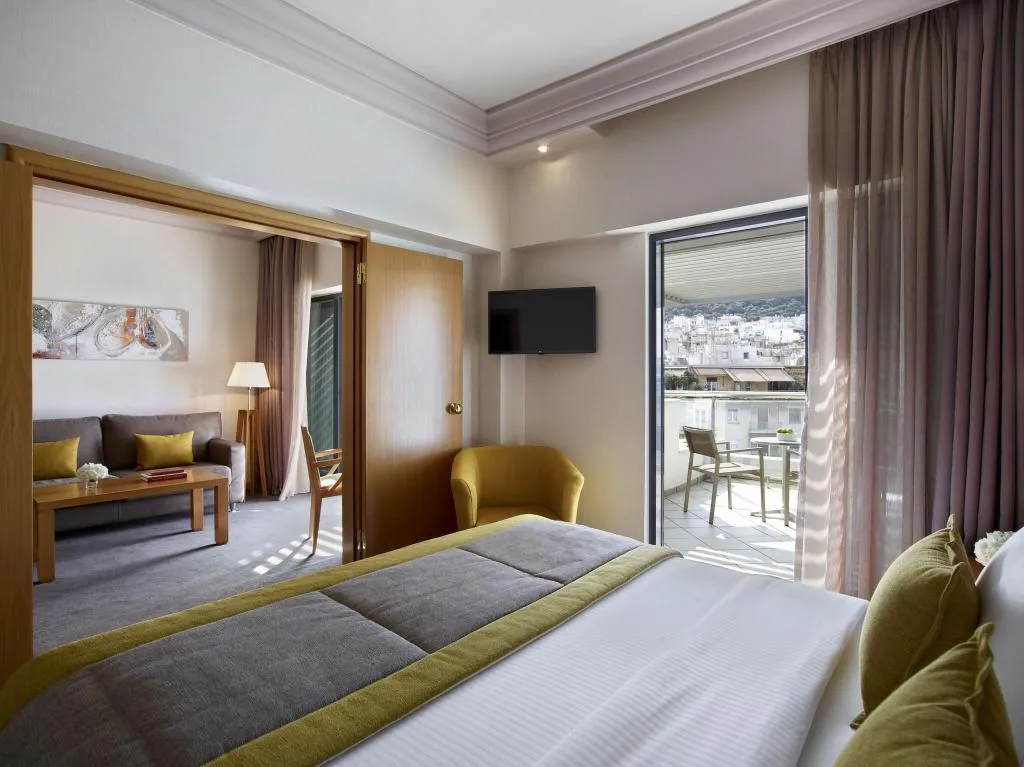 JUNIOR SUITE QUEEN SIZE BED Room, Athens Zafolia Hotel, Athens