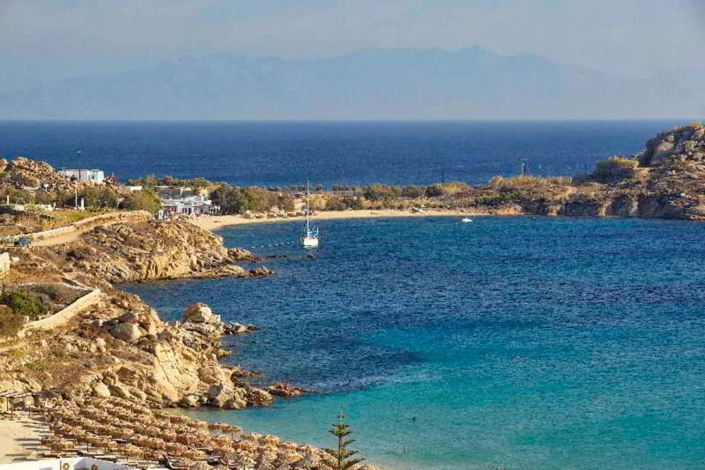 Beach, Myconian Ambassador Hotel Relais & Chateaux, Mykonos