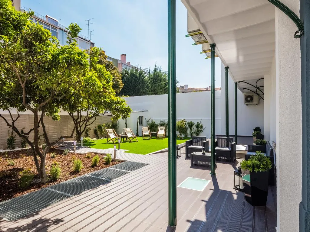 Terrace, Vila Garden Guesthouse, Lisbon