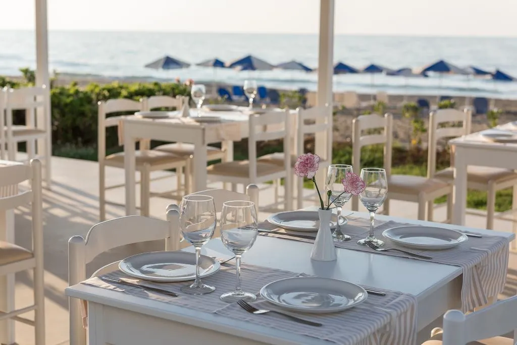 Restaurant, Iperion Beach, Crete