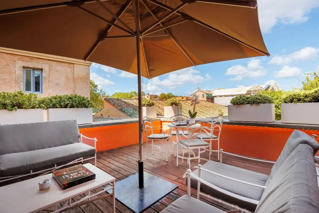 Terrace, Dom Hotel Roma, Rome