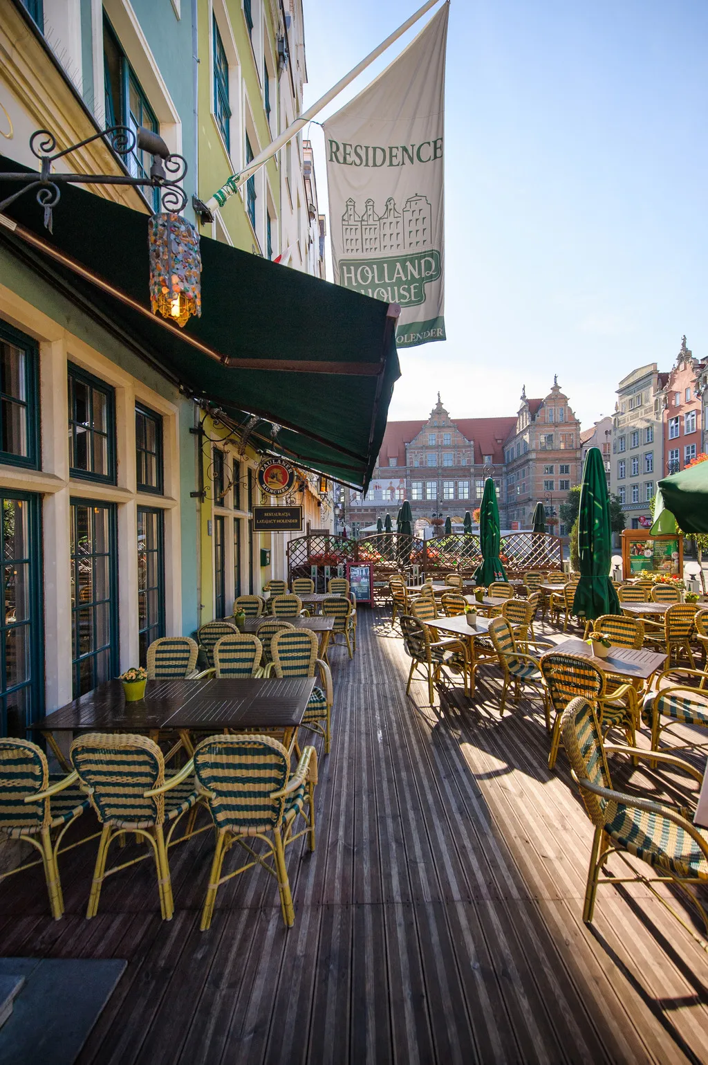 Terrace, Holland House Residence Old Town, Gdansk