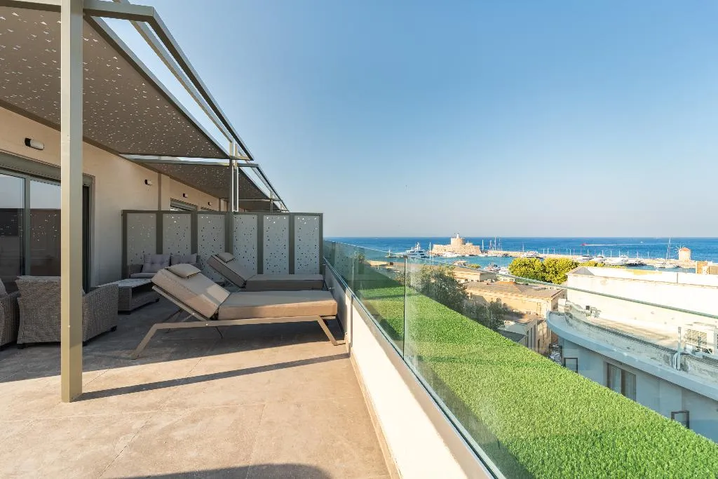 SUITE DELUXE ONE BEDROOM Room, Philia Center Suites, Rhodes