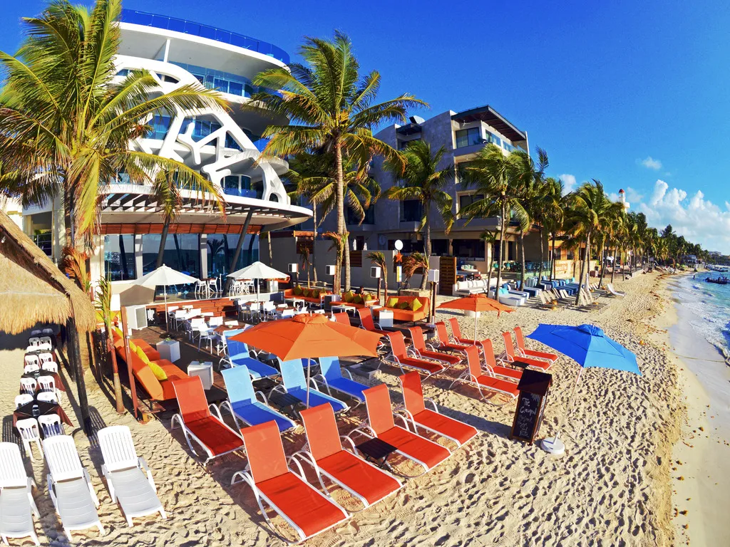 Beach, The Carmen Hotel - Ocean Front, Playa Del Carmen