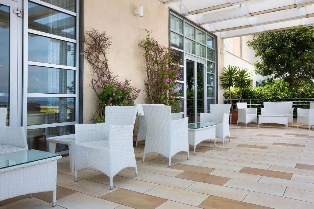 Terrace, Towers Hotel Stabiae Sorrento Coast, Naples