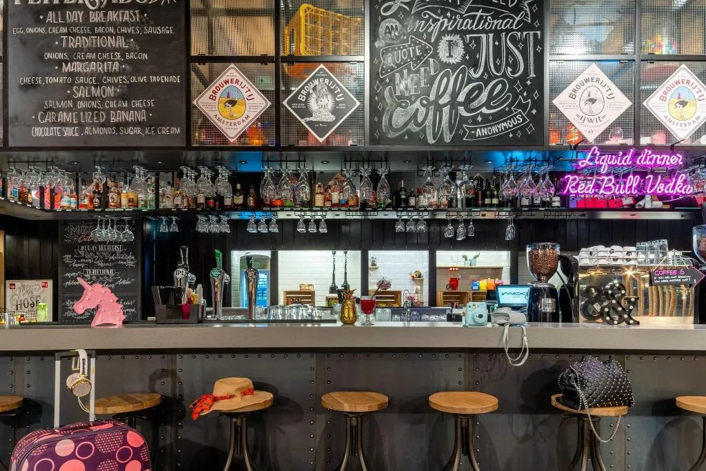 Restaurant, Moxy Amsterdam Houthavens, Amsterdam
