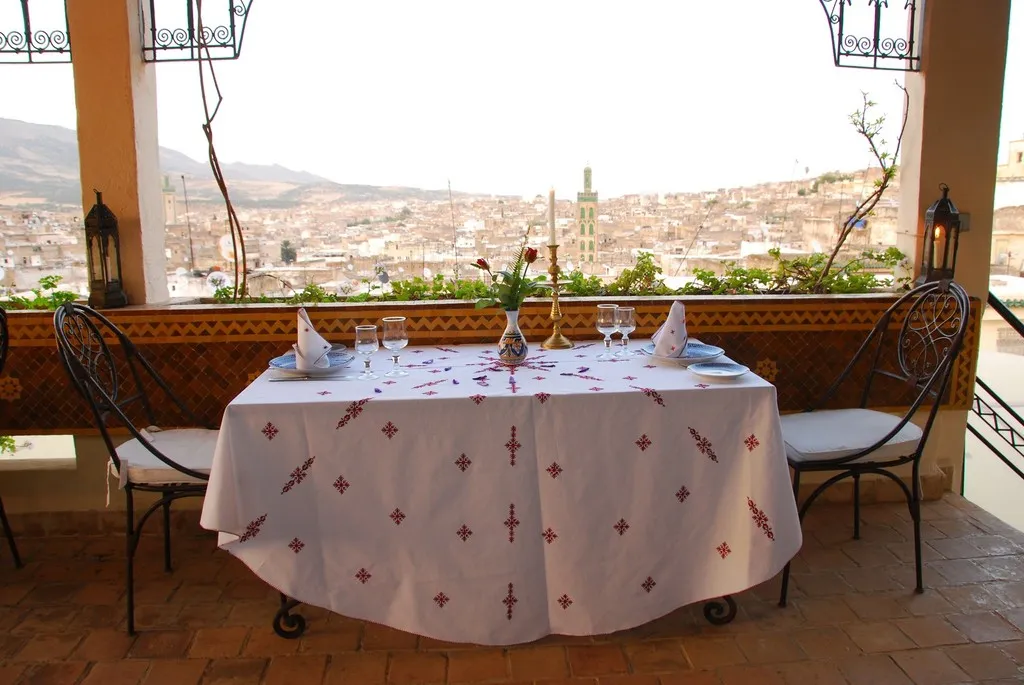Terrace, Dar el Ghalia, Fez