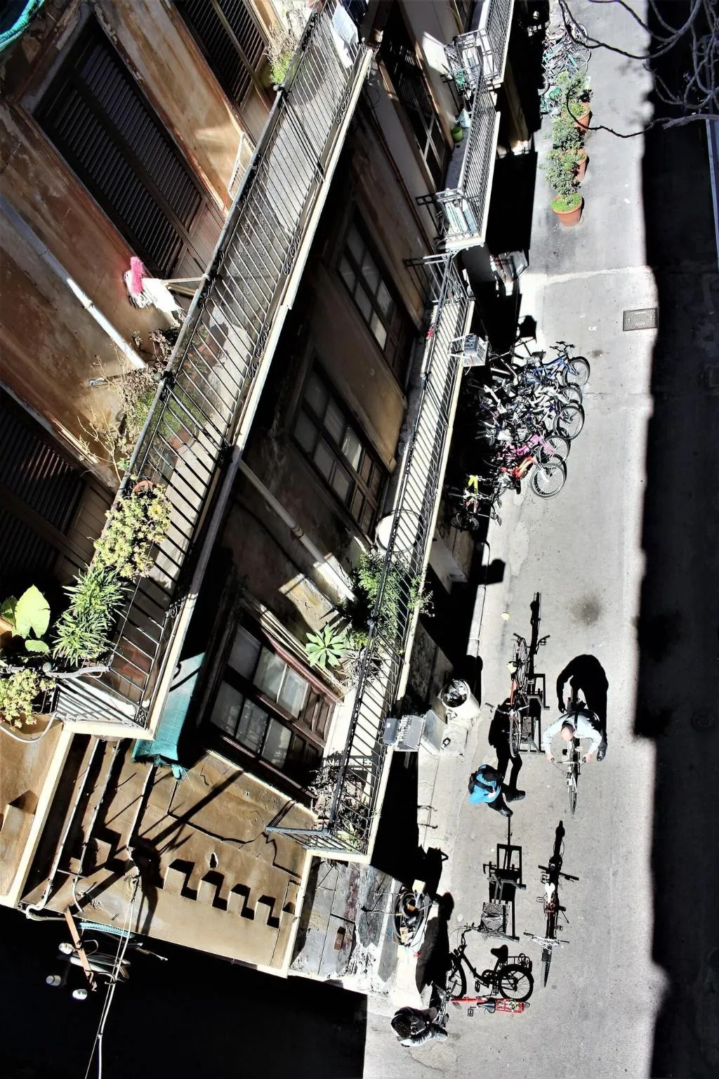 General view, La Via Delle Biciclette, Palermo