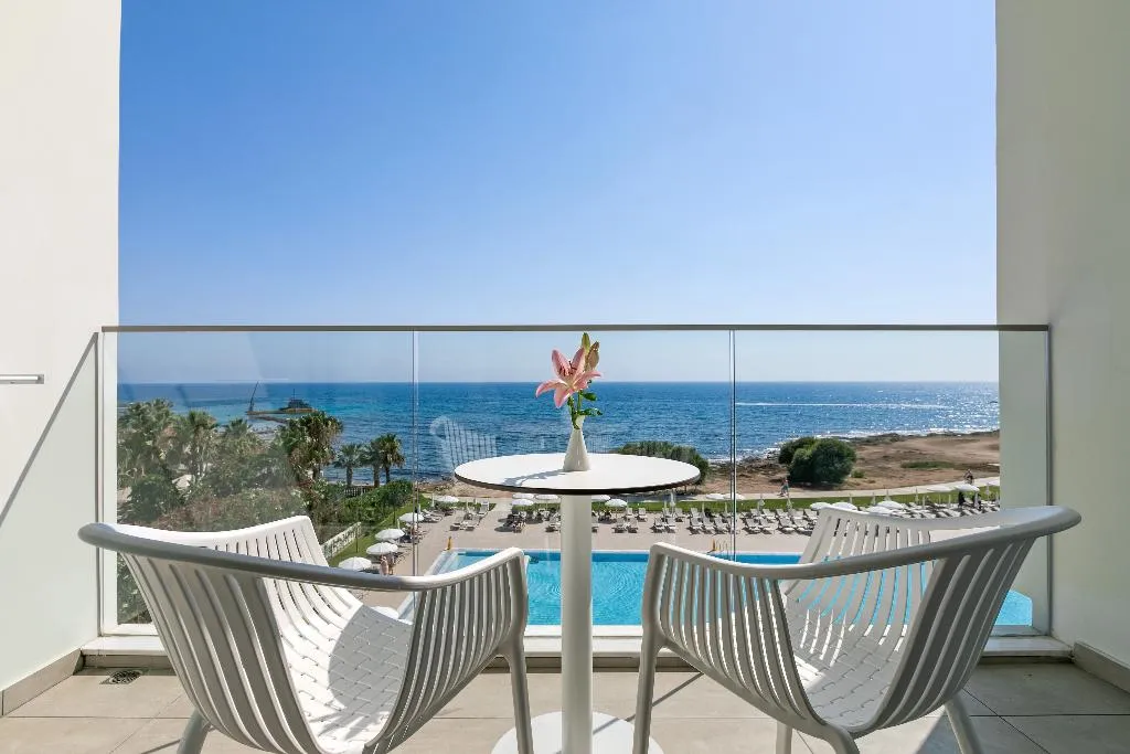 Double or Twin DELUXE SEA VIEW Room, Ivi Mare - Designed for adults, Cyprus