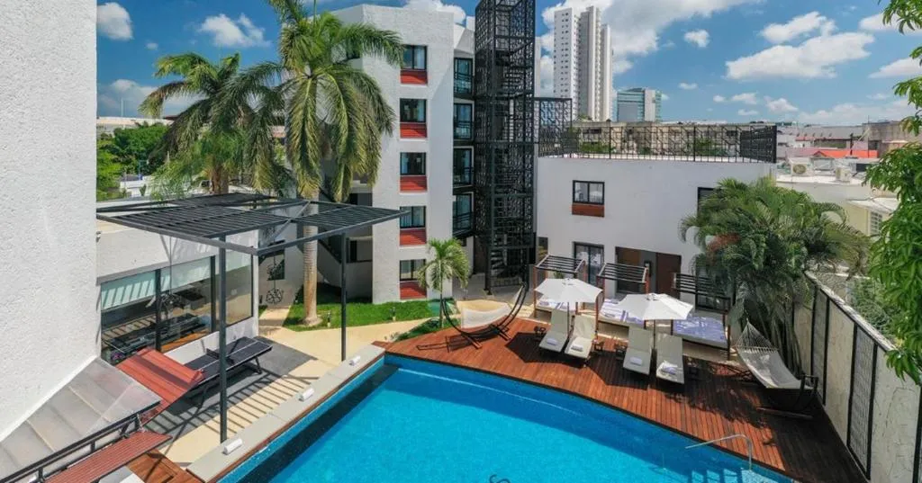 Pool, Seven Boutique Apartments Cancún, Cancun Area