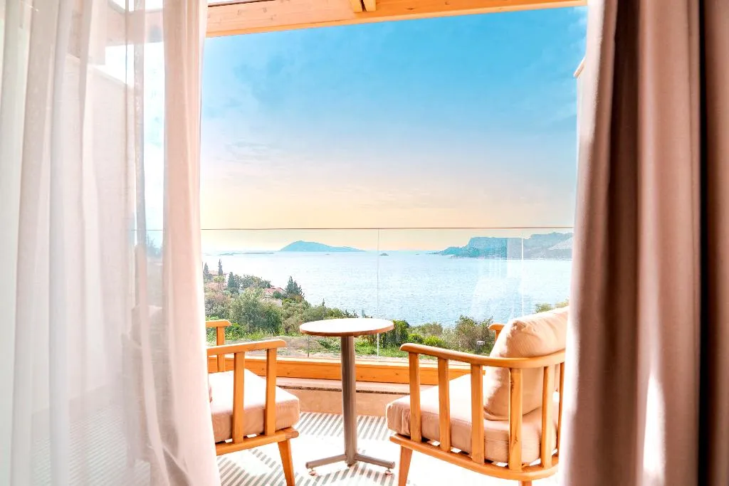 DOUBLE DELUXE SEA VIEW Room, Novva Hotels,Kaş, Dalaman