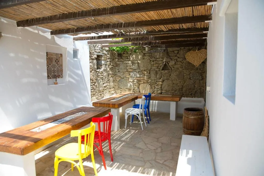 Terrace, Bellou Suites, Mykonos