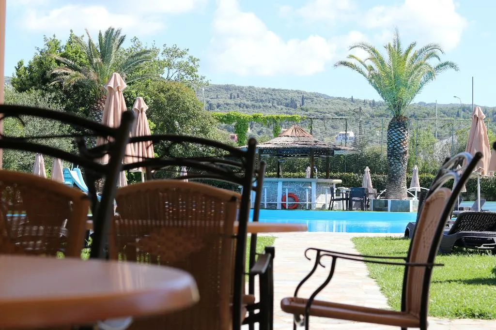 Terrace, Pegasus Hotel, Corfu