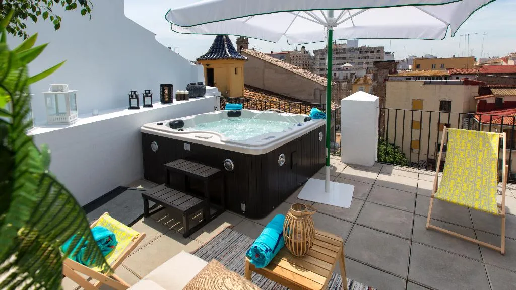 Terrace, Cosy Rooms Bolseria, Valencia
