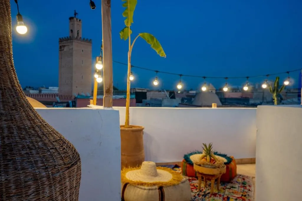 Terrace, Riad Zahrat Al Sahara, Marrakech