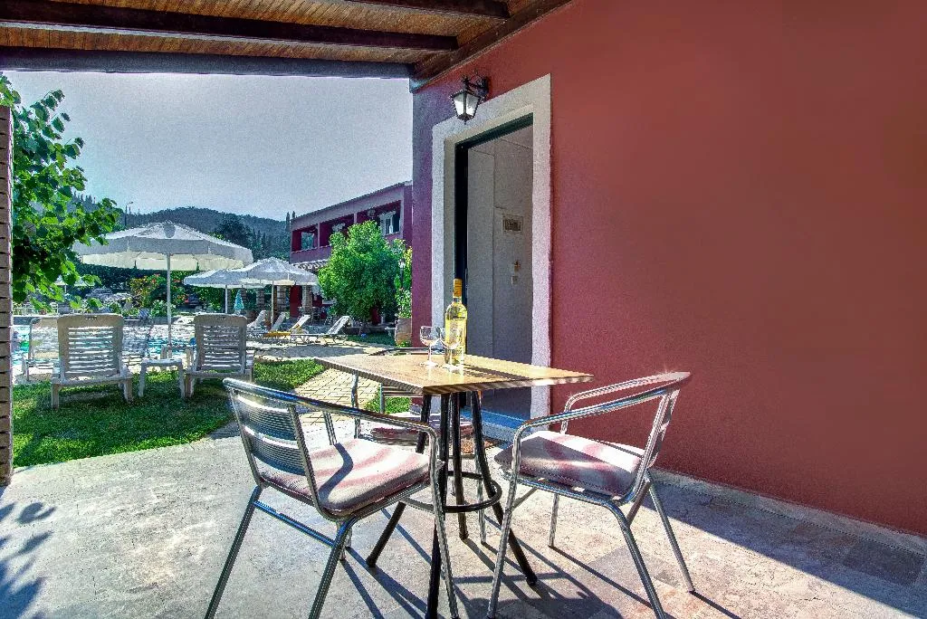 Terrace, Blue Dream Apartments, Corfu