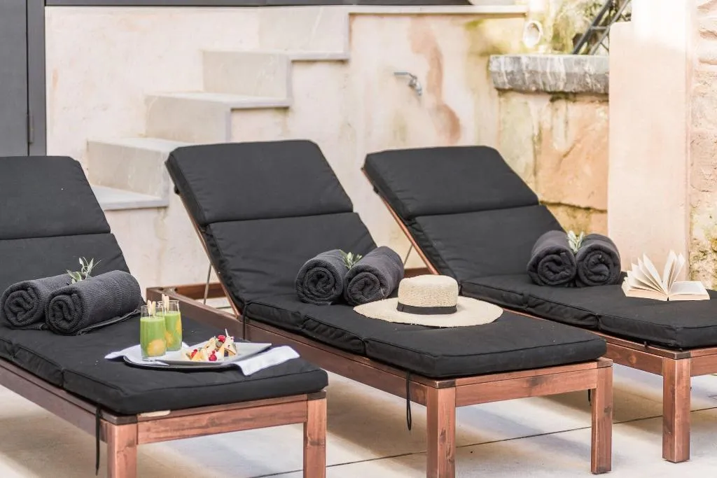 Terrace, Hotel Can Mostatxins, Majorca