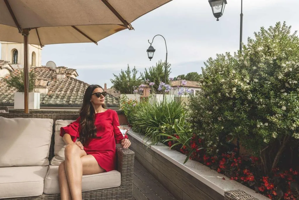 Terrace, Dom Hotel Roma, Rome