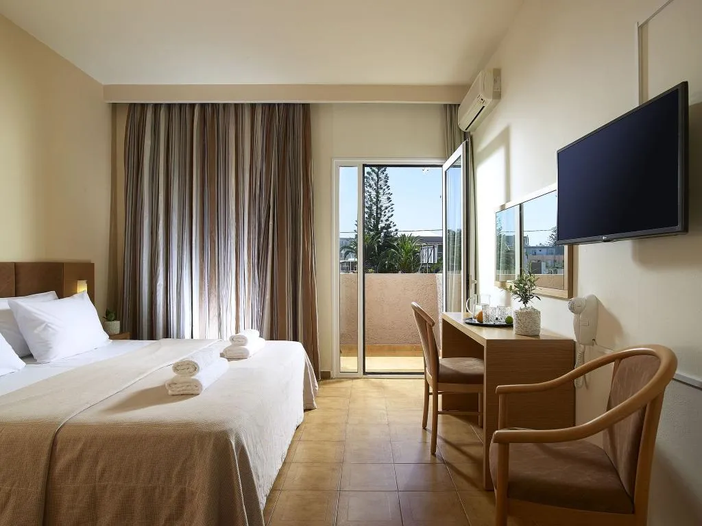 DOUBLE SINGLE USE GARDEN VIEW Room, Malia Bay Beach Hotel & Bungalows, Crete