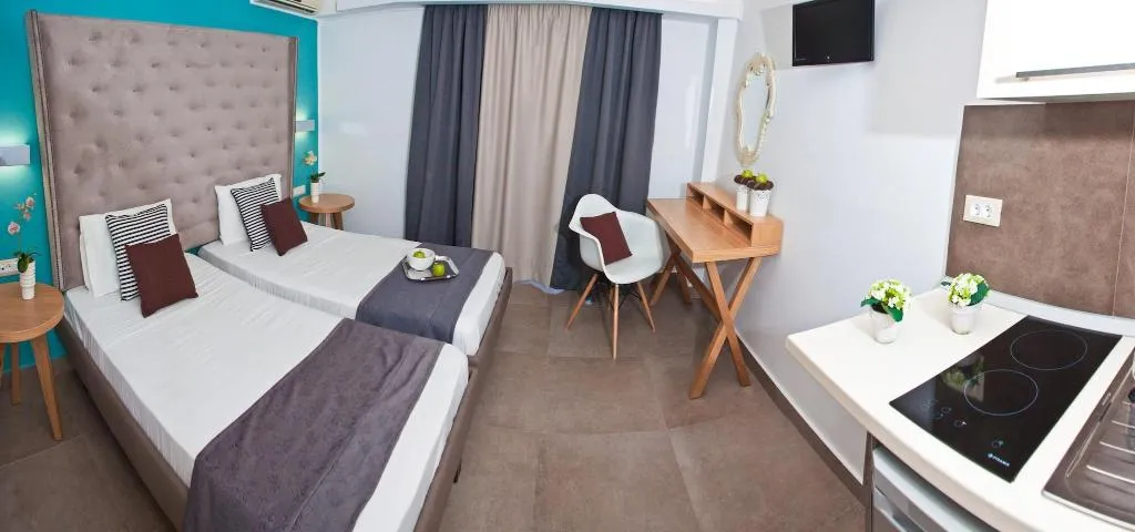 STUDIO TWO BEDS Room, Malibu Boutique, Rhodes