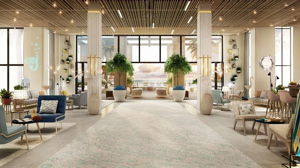 Lobby, Vida Beach Resort Umm Al Quwain, Dubai