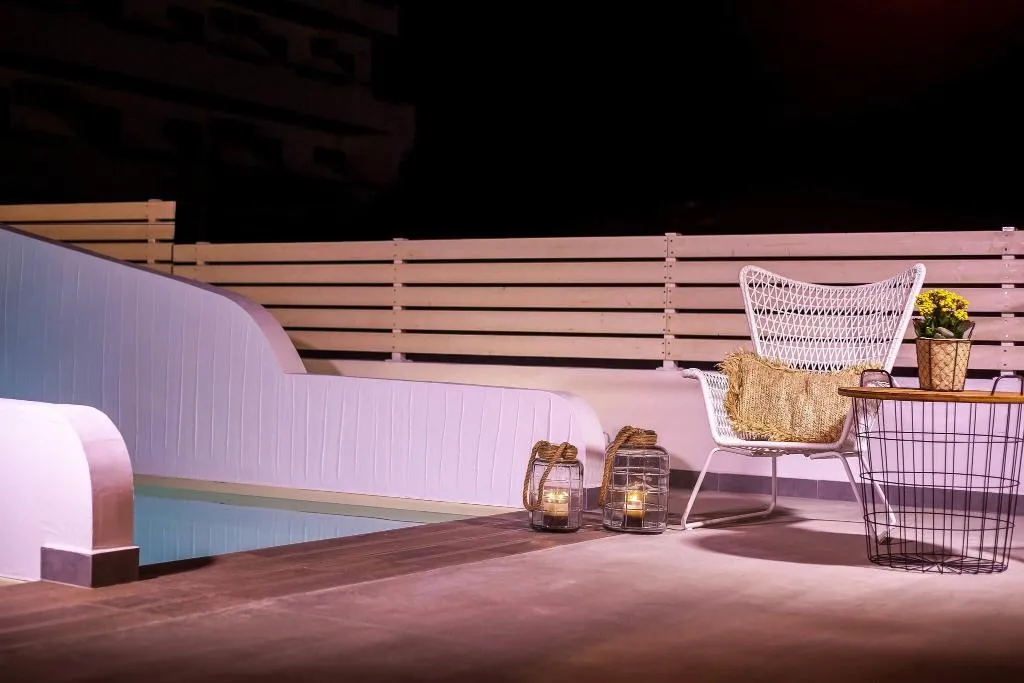 Terrace, Malibu Boutique, Rhodes