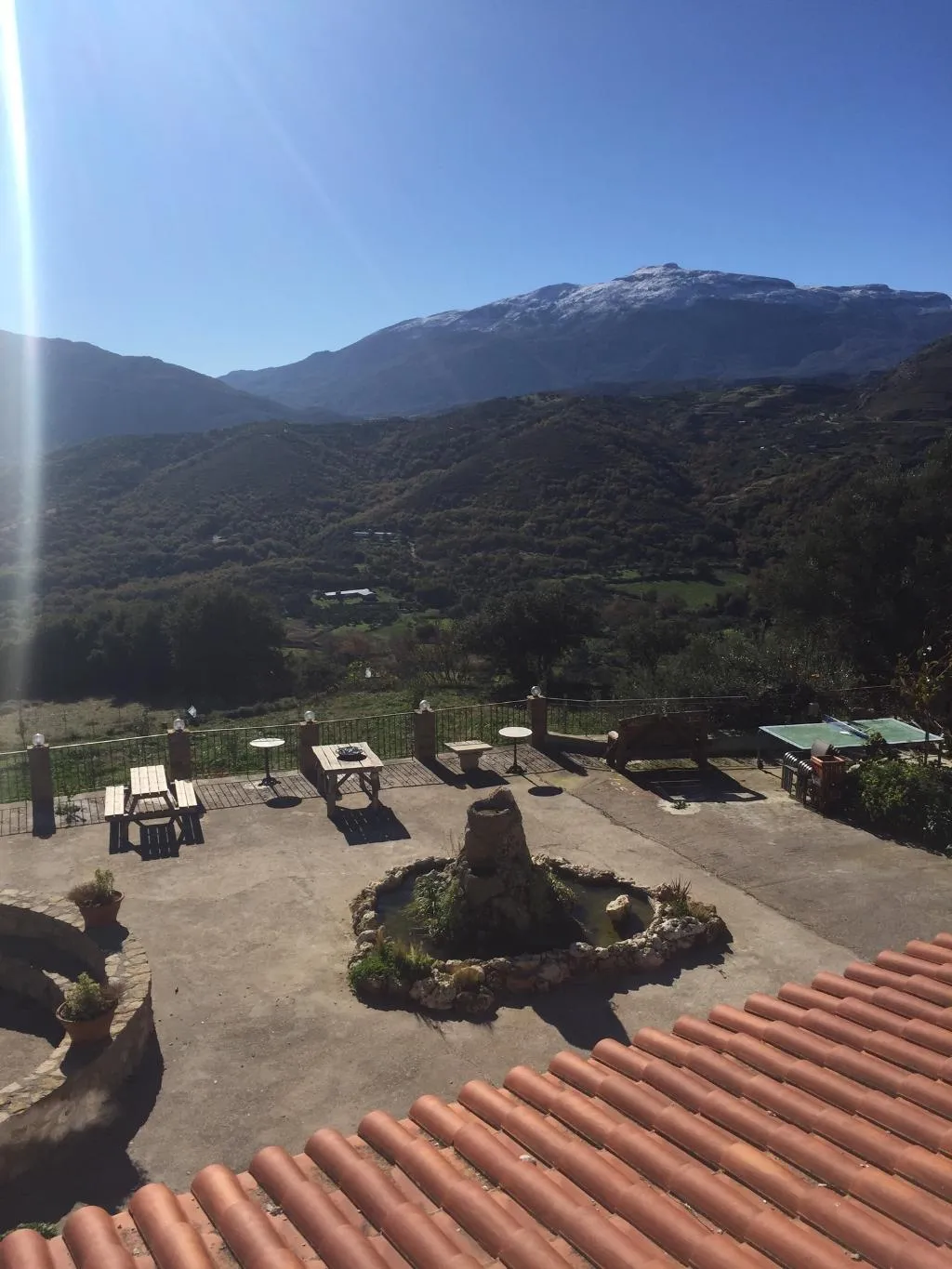 Terrace, Aravanes Mountain Resort & Eco Cuisine, Crete