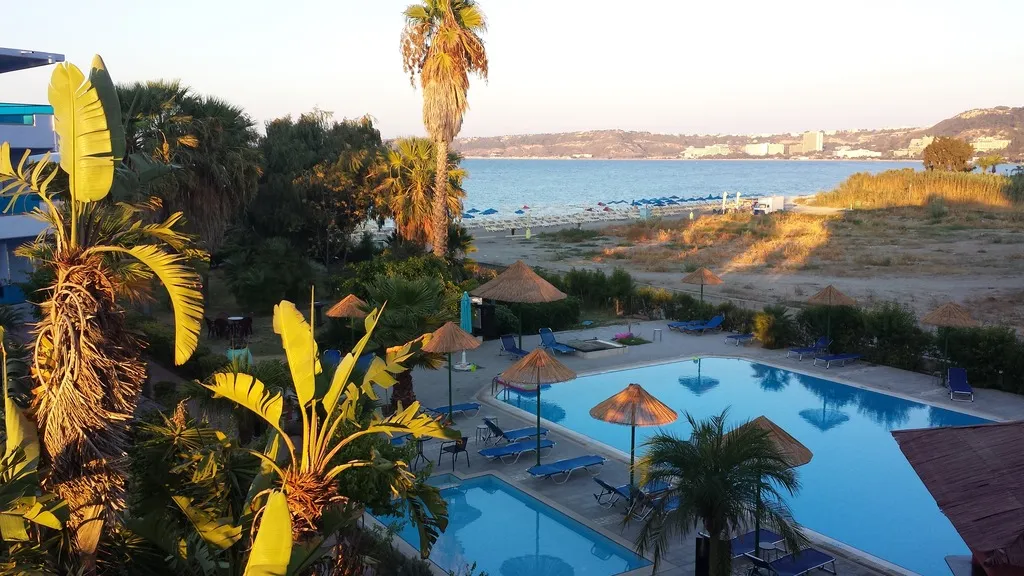 STUDIO SEA VIEW Room, Area Blue Beach Apartment, Rhodes